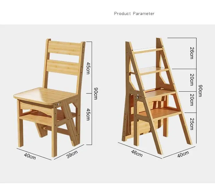 Кухонная скамейка ottoman Sgabelli Cucina tabrete De Cocina Banco складной Escalera деревянный стул-стремянка Escaleta