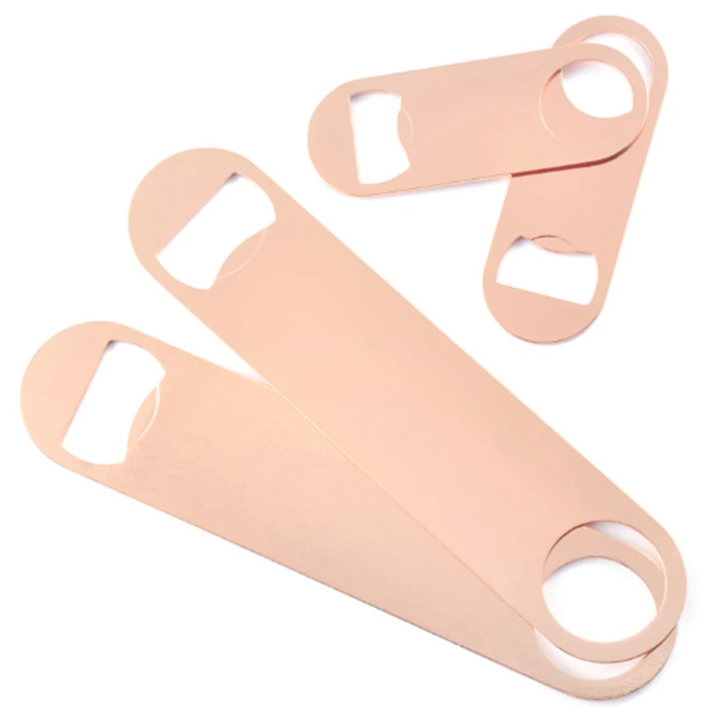

10Pcs Mini Durable Beer Bottle Opener Stainless Steel Flat Speed Bottle Cap Opener Remover Bar Blade Kitchen Home Bar Open Cappi