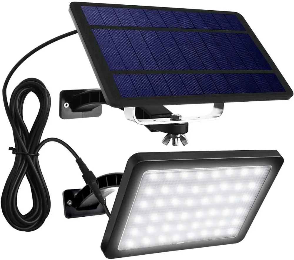 

48led 1000 Lumen Solar Light Adjustable Lighting Angle Outdoor Solar Garden Lamp Waterproof Floodlight For home Wall Yard Street
