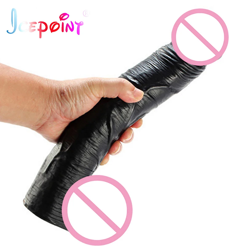 ICEPOINT Big Dildo No Vibrator Suction Cup Dildo Big Code Female Masturbation Device Penis Female Adult Products Sex Toys Shop