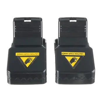 

LBER 2x Mouse Trap Mouse Finger Live Trap Rat trap Black