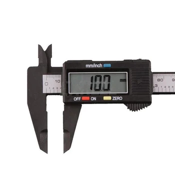 

150mm 6inch LCD Digital Electronic Carbon Fiber Vernier Caliper Gauge Micrometer