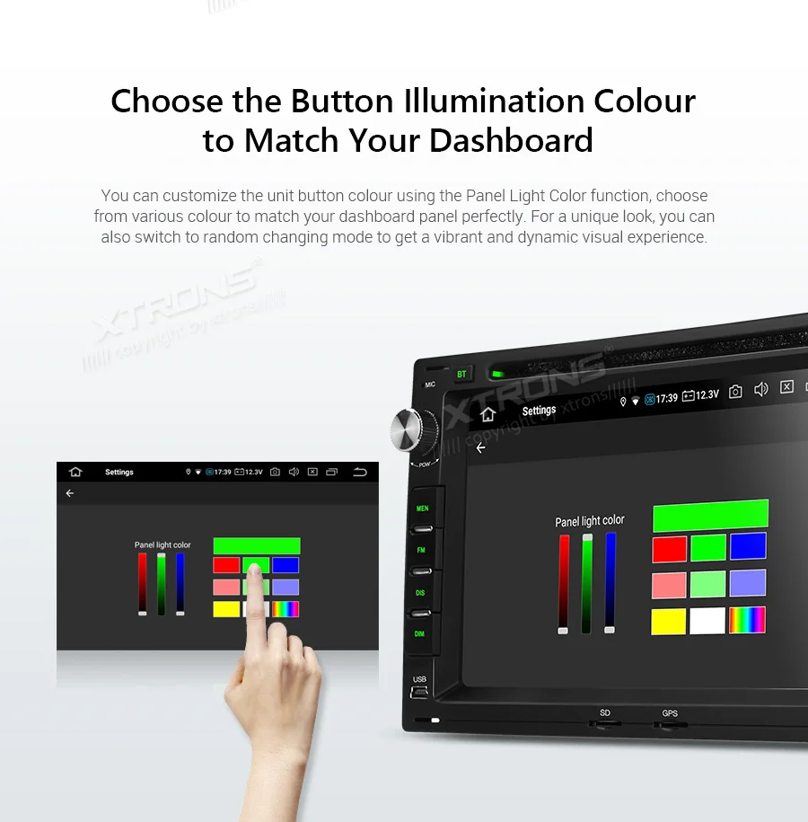 Clearance XTRONS 7" Android 9.0 Octa Core 64G ROM 4G RAM Car DVD Player Multimedia GPS System Custom Fit for Volkswagen for Seat for Skoda 12