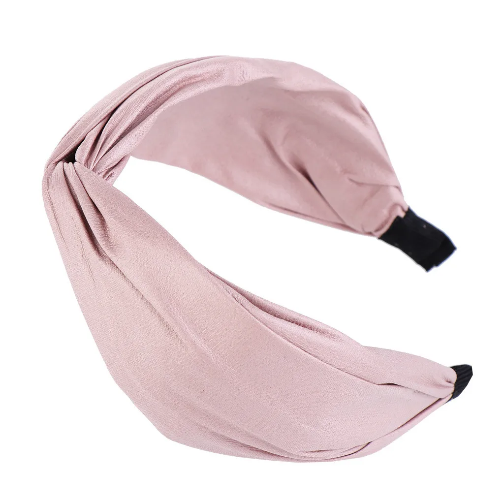Feitong/Для женщин Стильная повязка на голову с бантиком из твердой кожи; полуботинки со шнуровкой лентой Для женщин волос Головной Обруч нарисованной длинноволосой девочкой, повязка на голову, повязка на голову