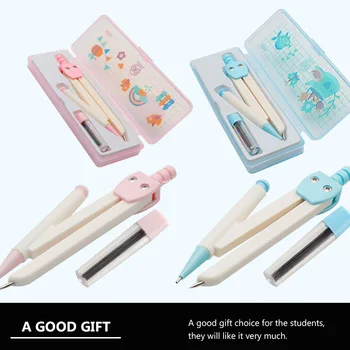 

Compass Geometry Set with Lock, Math and Precision Compass, Metal and Durable for Solid and Plane Precis