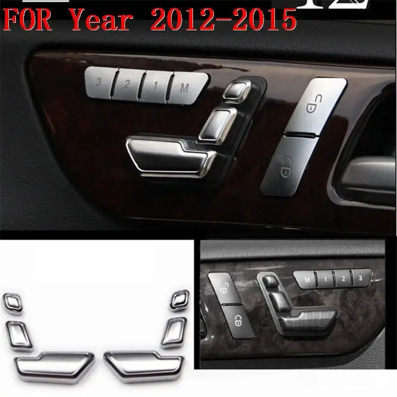 Car Control System Button Interior Durable Automobile Decorative Sticker Strip Mouldings 12 13 14 15 FOR Mercedes Benz GLK Class