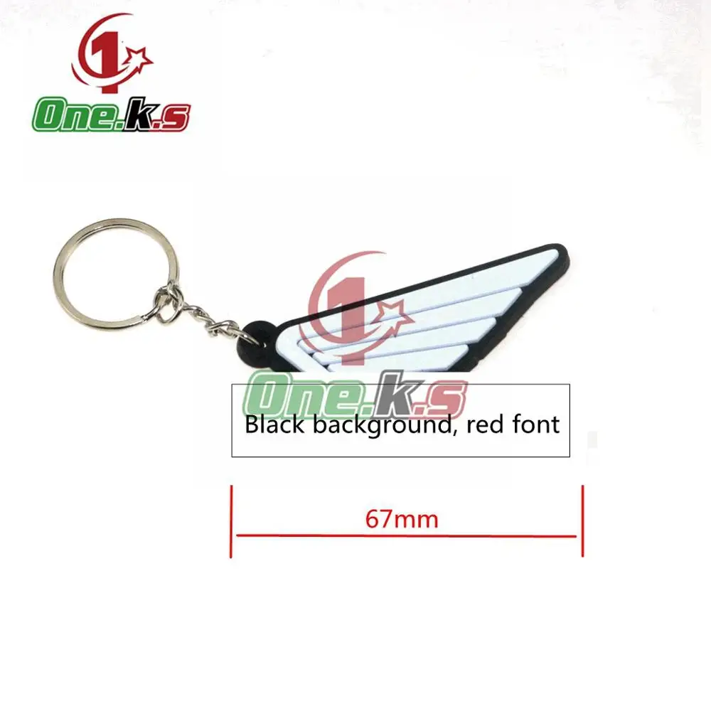 Rubber Motorcycle Key Ring Key Chain cool keychain 3D Soft For HONDA CB1000 CB650F  CBR100RR  CB650R