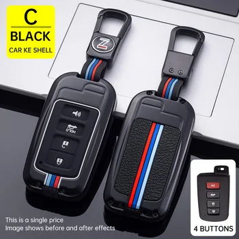2 custodia a 3 pulsanti portachiavi Shell Cover per Toyota Camry Corolla Avalon Rav4 Land Cruiser chr auris Car Remote Key Protector Protector - 2 custodia a 3 pulsanti portachiavi Shell Cover per Toyota Camry Corolla Avalon Rav4 Land