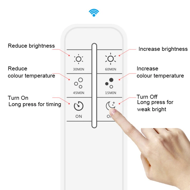 Modern Remote Control 72 LEDs Floor Lamp 12 Levels Dimmable 3000-6000K Reading Floor Lamp for Living Reading Room Bedroom Office