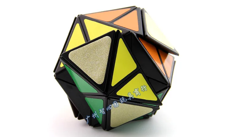 Синий Cutaway вертолет Кубик Рубика черный и белый с узором LanLan двенадцати осевой Tetrakaidecahedron куб в форме образования