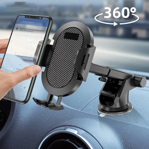 Image 1 - 2021 New Car Mobile Phone Holder Mount Stand support cellular Car GPS Mobile Cell Support For iPhone stand Rotating 360 Degree