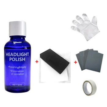 

30ML Car Headlight Repair Coating Solution Repair Kit Oxidation Rearview Coating Headlight Polishing Anti-scratch Liquid