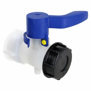 

1pc Butterfly Valve White&Blue Polyethylene S60x6 (60mm) For ETFE DN50