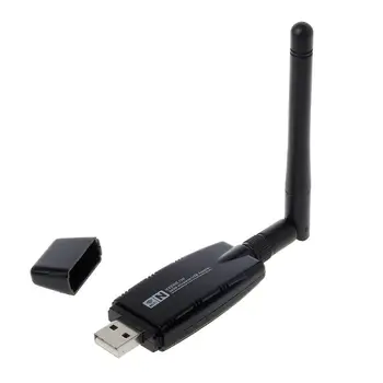 

300Mbps Wireless USB Network Card RTL8192 WiFi Adapter 802.11n WiFi Receiver with 2dbi Antenna for Laptop PC Computer