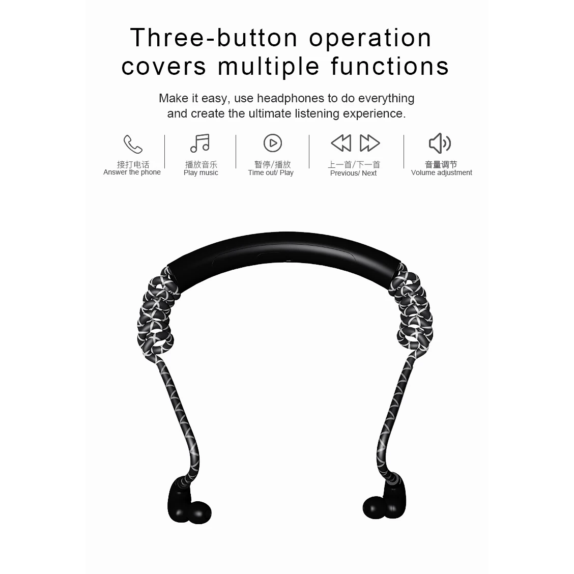 Bluetooth наушники IPX5 водонепроницаемые беспроводные наушники спортивные бас Bluetooth наушники с микрофоном наушники-вкладыши el