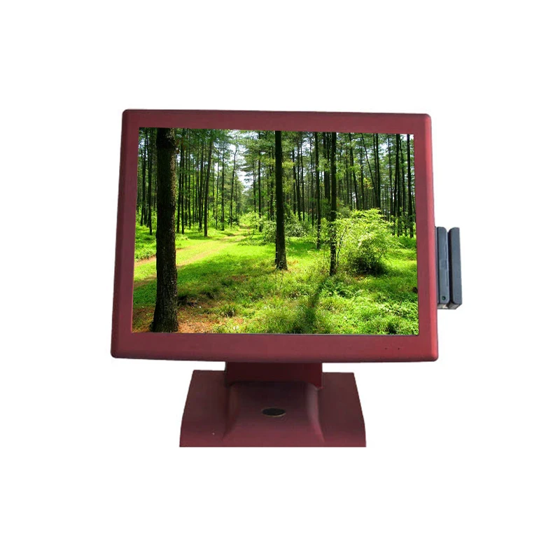 

15inch resistive touch screen pos all in one for sale red
