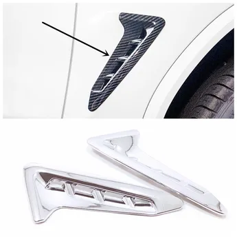 

ABS Matte/Carbon fibre Car Wing Badge Fender Emblem Sticker Cover Trim Styling AccessoriesFor BMW X3 G01 X4 G02 2018 2019