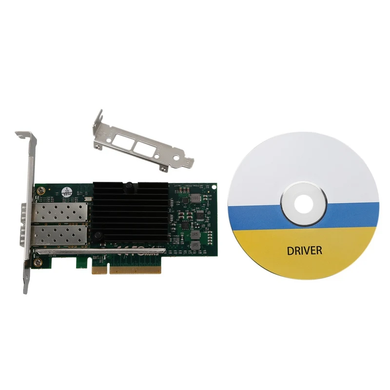 Сетевая карта для Intel E10G42BTDA 82599ES чип 10GbE Ethernet конвергентный сетевой адаптер, PCI-E X8 Dual SFP+ порт
