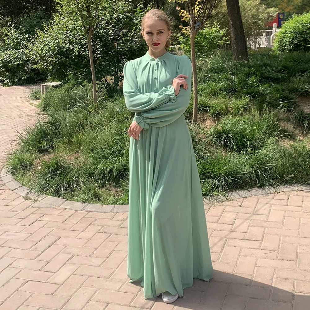Eid Mubarak Дубай Кафтан Abaya Турция хиджаб шифон Рамадан мусульманский кафтан платье