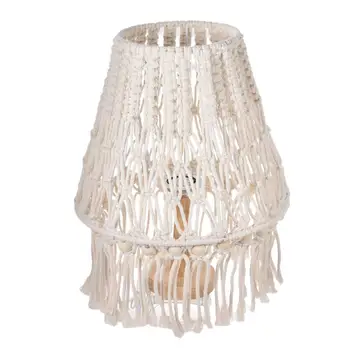 

Bedroom Bedside Lamp Hand-woven Table Lamp LED Decorative Lamp Bedroom Bedside Lamp Creative Lamp USB Power Switch Button