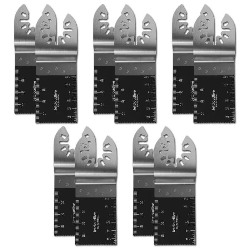 

10pcs Bi-metal Oscillating Multi Tool Saw Discs Cutter Metal Set For Fein Makita 9X3.4cm / 3.54 * 1.34in 34mm Swing Saw Discs