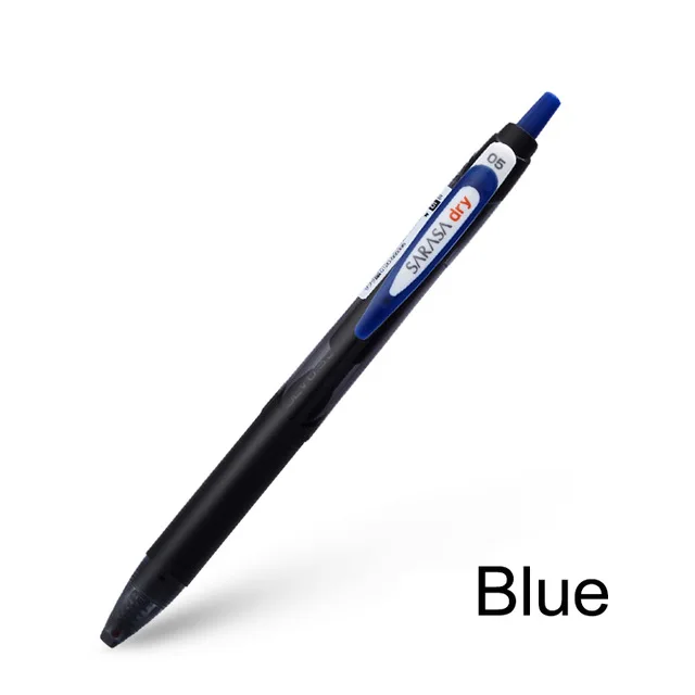 ZEBRA SARASA JJ31 1 шт. быстросохнущая школьная гелевая ручка пресс быстросохнущая тестовая ручка для офиса 0,5 мм для студентов - Цвет: Синий