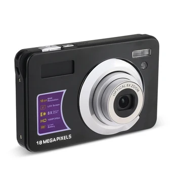 

4K Camcorder 18MP 1080P HD Digital Camera 8X Zoom Anti-Shake with 180° Rotating Sn microphone for Travel/Gift