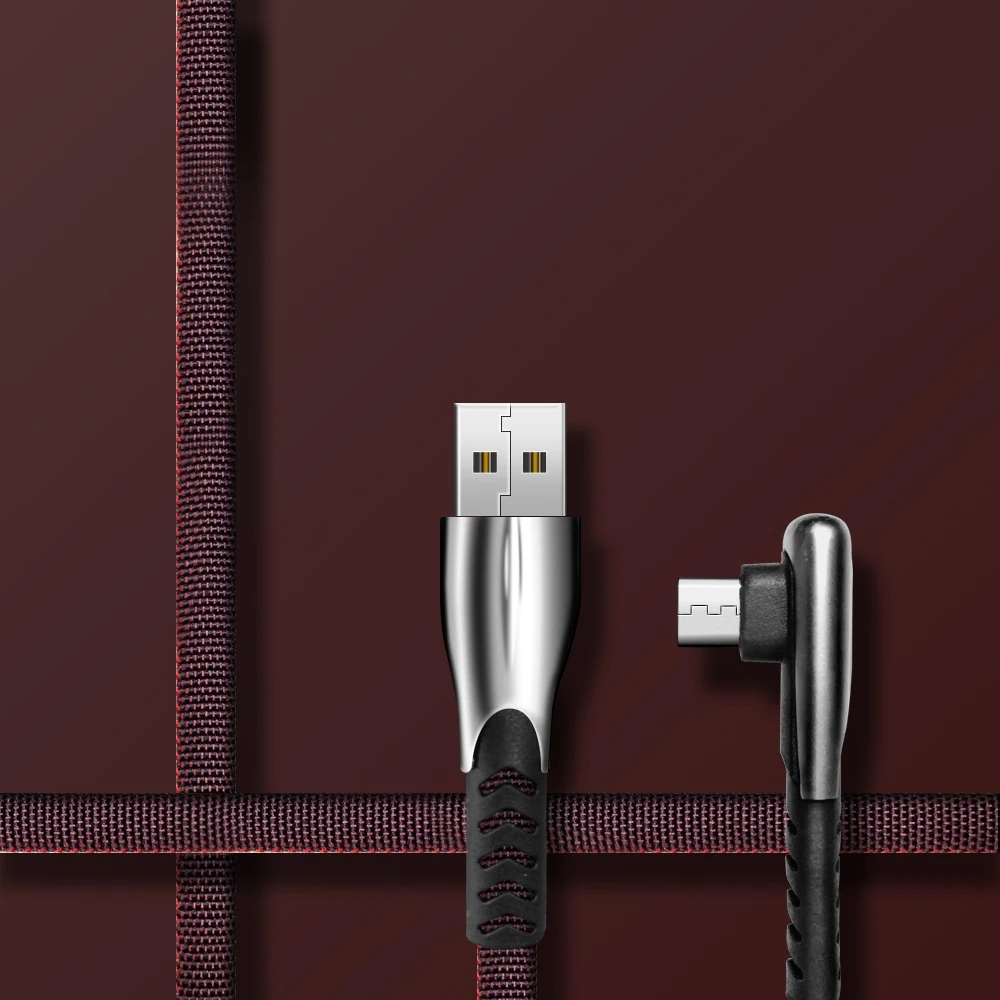 3A Micro USB кабель провод для быстрого заряда для samsung зарядное устройство Шнур для Xiaomi Redmi Note 5 Android телефон микро usb кабель 3 м 2 м - Цвет: Red2