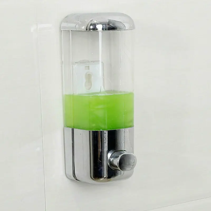 

500 ml Liquid Soap Dispenser Wall Mount Bathroom Accessories Plastic Detergent Shampoo Dispensers Kitchen Soap Bottle