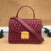 Винтажная кожаная сумка для женщин, сумка через плечо для женщин, модная сумка, Новая высококачественная сумка