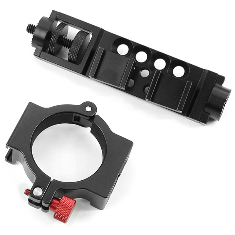 

O-Ring Extension Arm Adapter Clamp For Zhiyun Smooth 4 Gimbal Video Microphone And Led Light Hot Shoe 1/4 Threads And Rosette Mo
