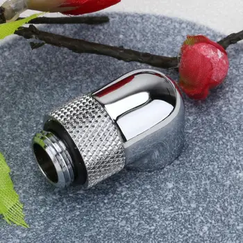 

1pc G1/4 Thread 90 Degree Rotary Tube Adapter PC Computer Liquid Water Cooling System Accessory