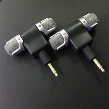 Мини 3,5 мм разъем Микрофон Стерео микрофон для записи мобильного телефона студия интервью микрофон для смартфонов для iPhone Android
