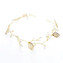 Простая Свадебная Хрустальная корона для волос невесты ювелирные изделия ручной работы Золотой горный хрусталь свадебная корона-тиара аксессуары для свадебных волос