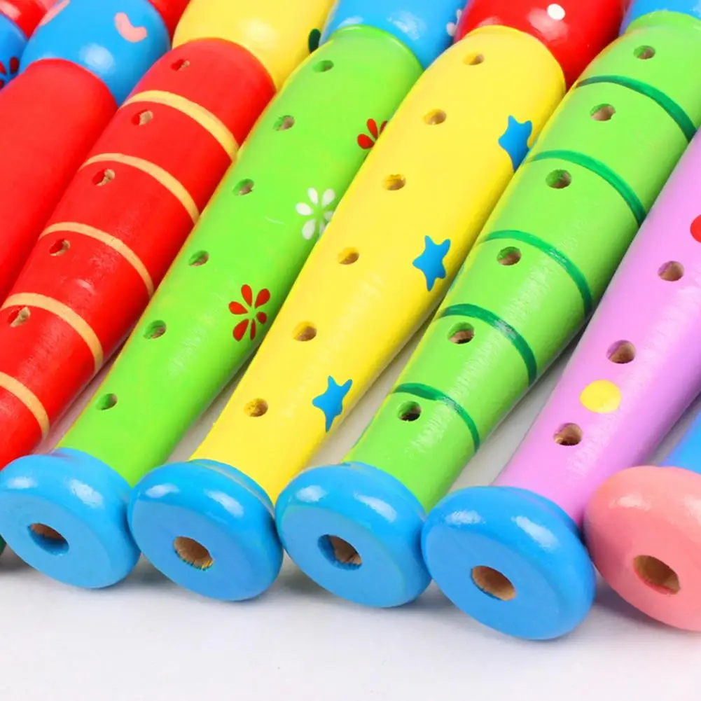 Colorful Piccolo Flute-Smooth And Comfortable Grip Feeling Woodwind Develop Recorder Educational Portable Woodwind Instrument
