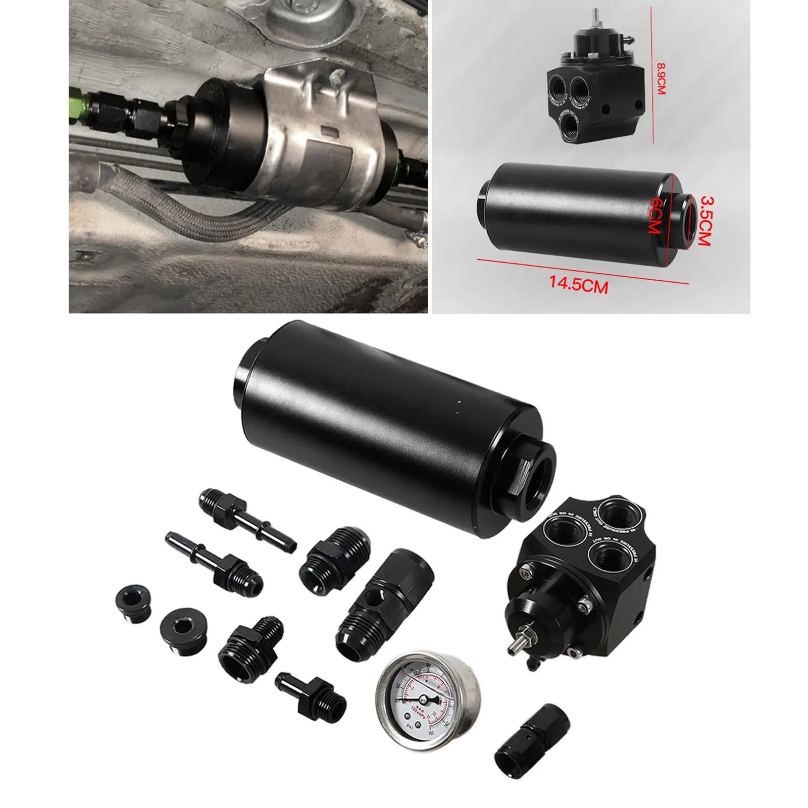 Fuel Pressure Regulator And Fuel Filter Kit Stable Fuel Manager For Bmw