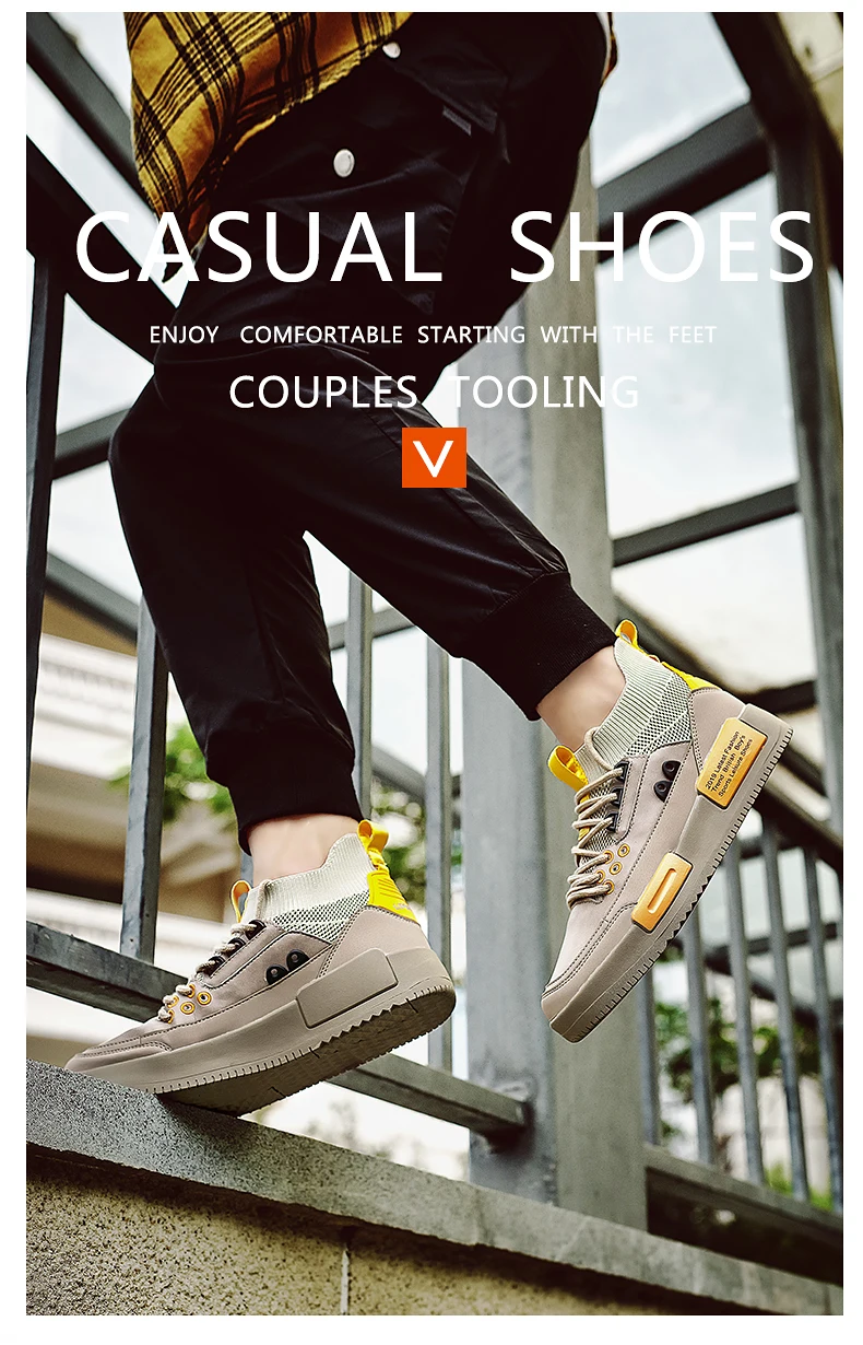 CINESSD New Leisure Skateboarding Shoes Fashion Casual Sneakers Sport Shoes Men Flat Walking Shoes Male Comfortable Street Shoes