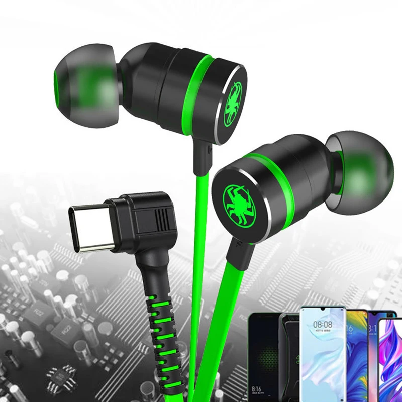 PLEXTONE G20 Gaming Headset Type C In Ear Stereo Metal Wire Controlled Headset Gaming Headset
