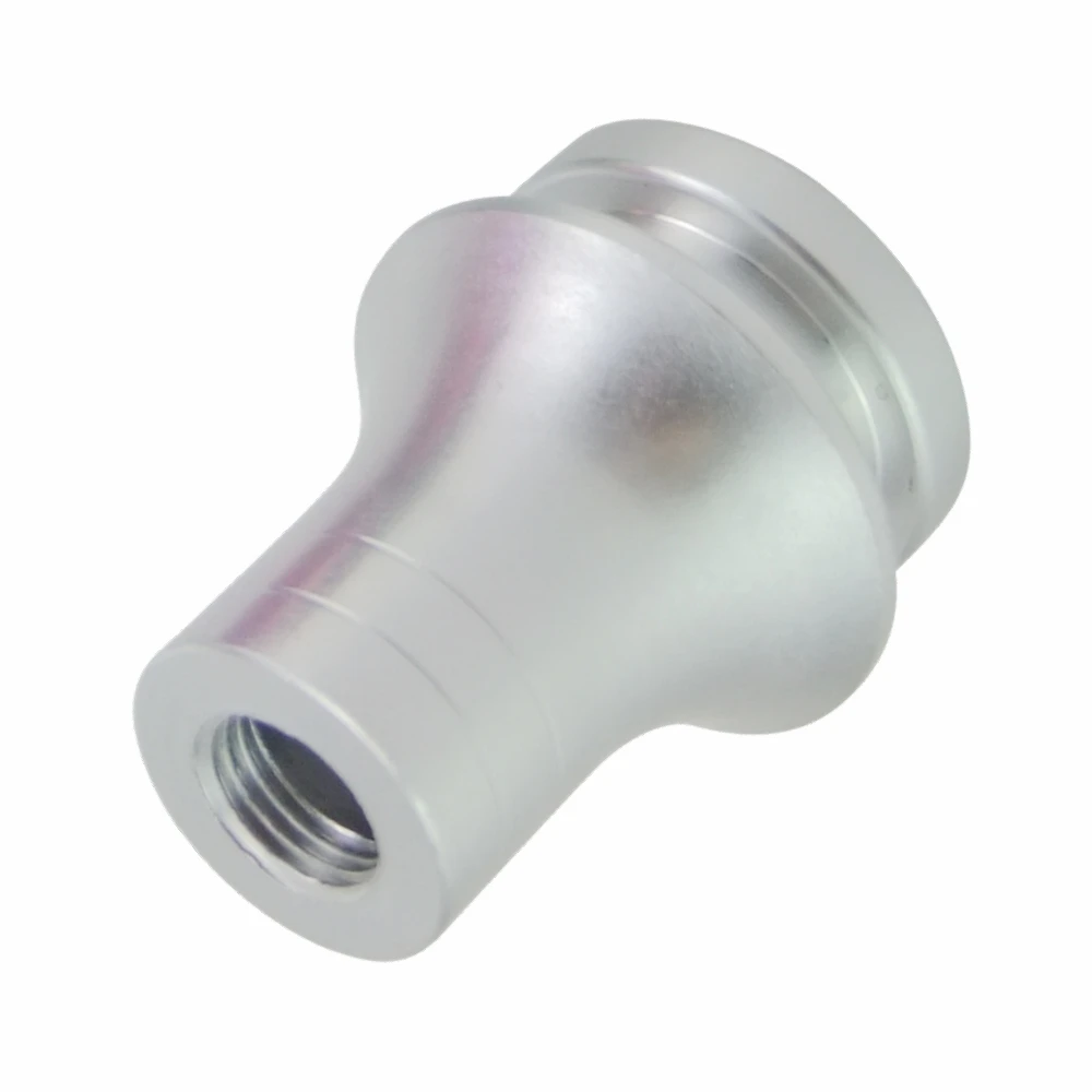 Polished  Knob Boot Retainer For Gear er Lever 12mmX1.25mm Silver