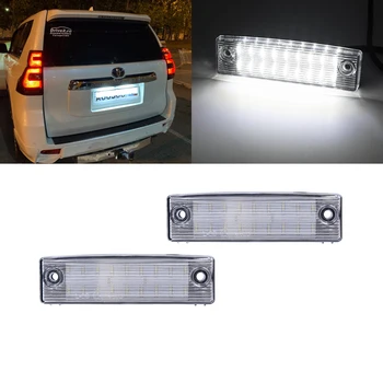 

2x White Canbus SMD Led License Plate Lights For Toyota Land Cruiser Prado TRJ150 GRJ15# GDJ15# For Lexus GX470