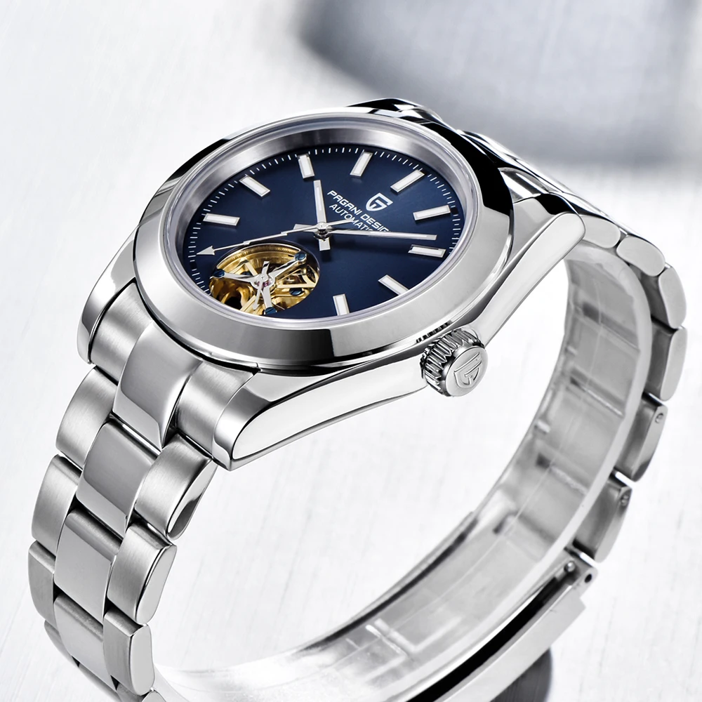 free dropshipping PAGANI DESIGN Top Brand Business Waterproof Mechanical Watch Stainless Steel Men Watch Sapphire Glass Tourbillon Automatic Watch (43)