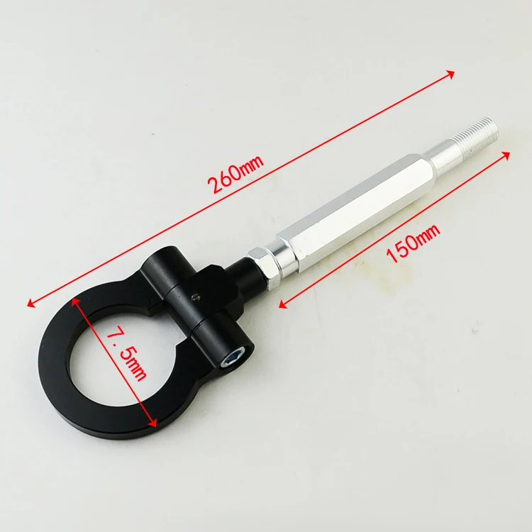 Auto Car Aluminum Racing Towing Tow Hook Strap Hauling for   STI