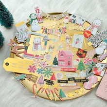 70 шт. Let's Snow cardсток высечки для DIY скрапбукинга Happy planner/фотоальбом/открытка для украшения ремесла