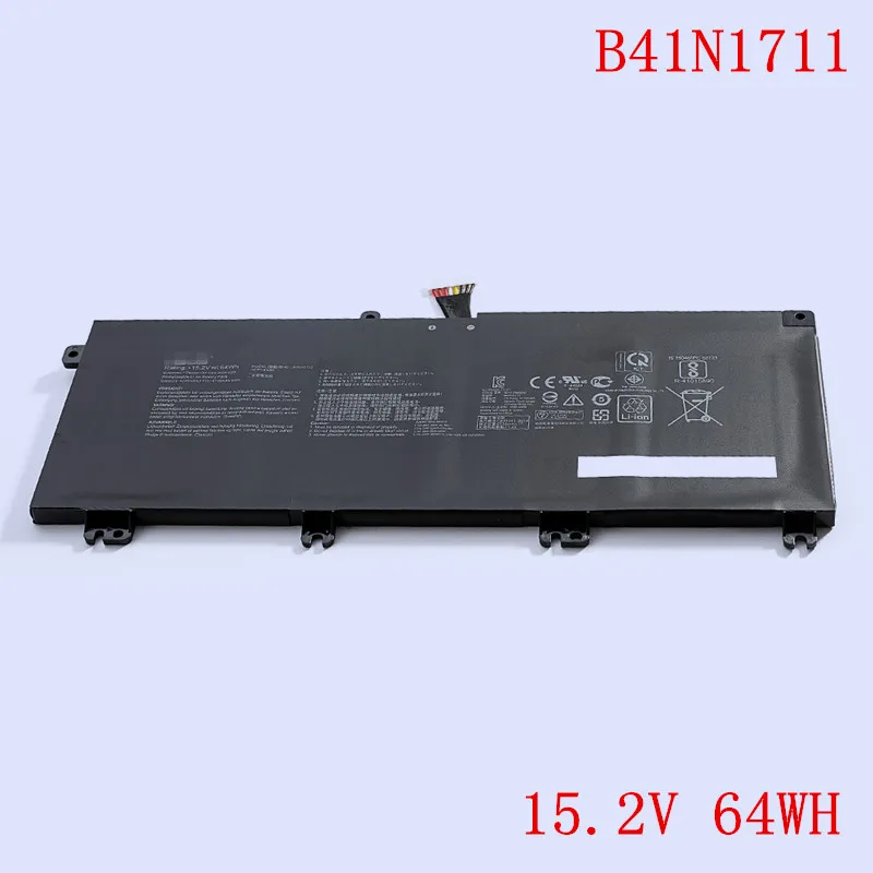 Сменный литий-ионный аккумулятор для ноутбука B41N1711 для ASUS GL503 FX503VM FX63V GL703VD ZX63V серия 15,2 V 64WH 4240mAh