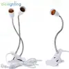 EU US Plug 360 Degrees Flexible Desk Lamp Holder E27 Base Light Socket Gooseneck Clip-On Cable With On Off Switch for Home Plant 1