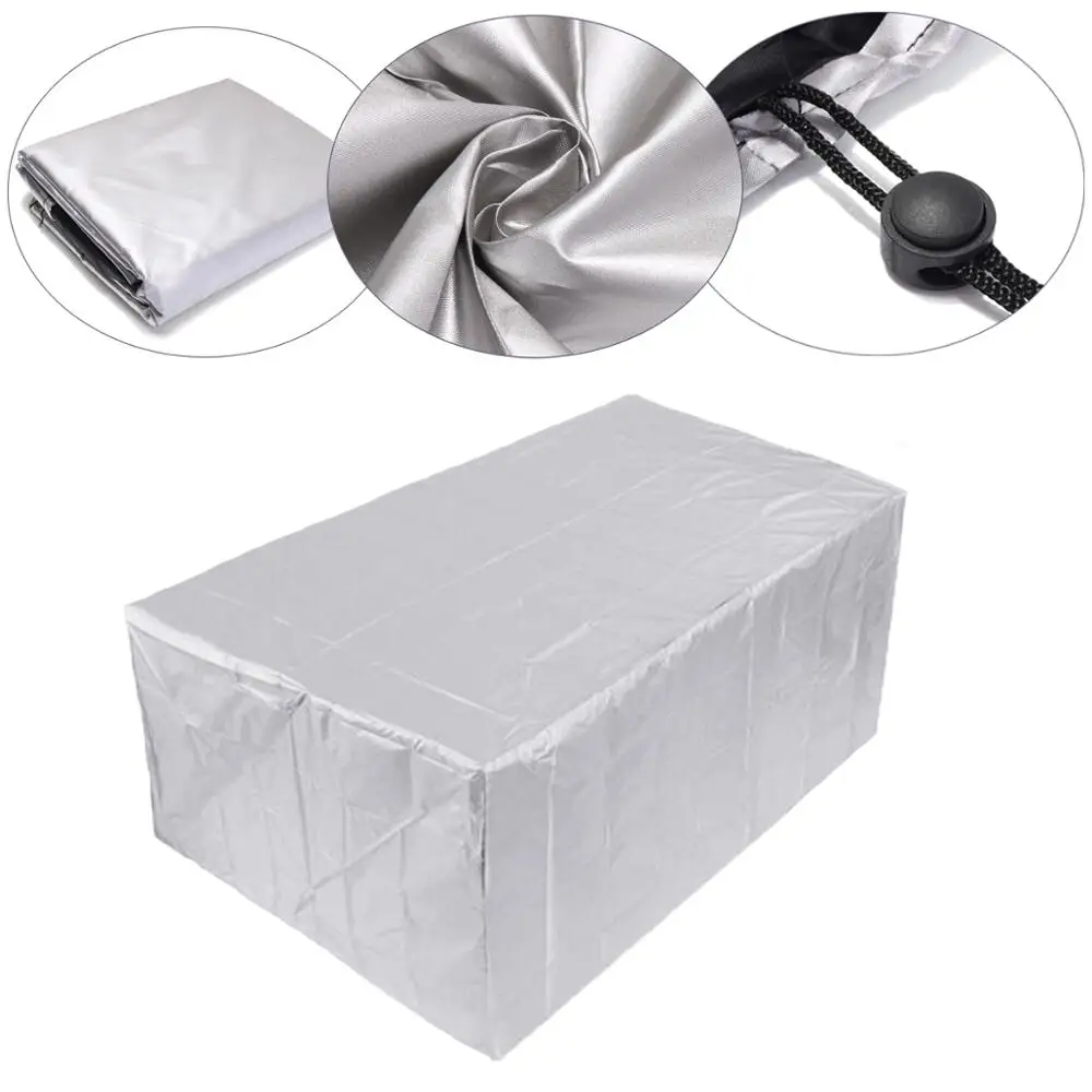 Aunct 210D Waterproof Outdoor Patio Garden Furniture Covers Rain Snow Chair covers for Sofa Table Chair Dust Proof Cover