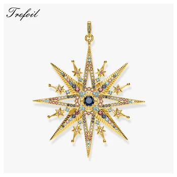 

Pendant Golden Loyal Star,2020 Spring New Fashion Jewelry Bohemia 925 Sterling Silver Gift For Women Men Fit Necklace