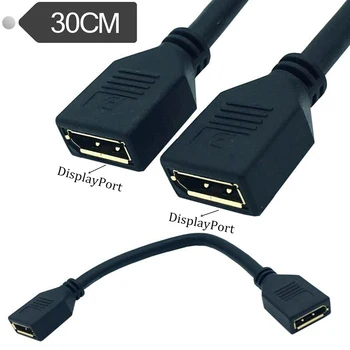 

displayport Female to displayport Female Connector Extender display port dp Cable Cord Extension Adapter Converter 4k/8k