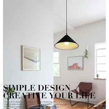 

E27 5W 220V Droplight Bedroom Kichen Balcony Shop Decoration Cup Shaped Celling Hanging Lamp Pendant Warm White Light Bulb