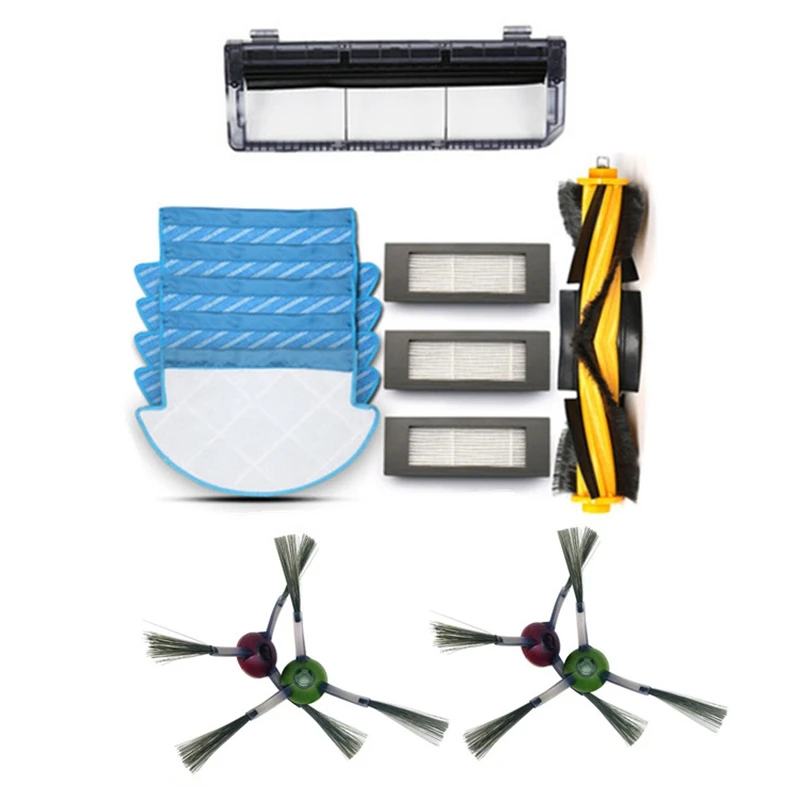 

HOT!Robot Vacuum Cleaner Side Brush Cover HEPA Filter Mop Cloth for Ecovacs Deebot OZMO 902 Robotic Vacuum Cleaner Parts Accesso